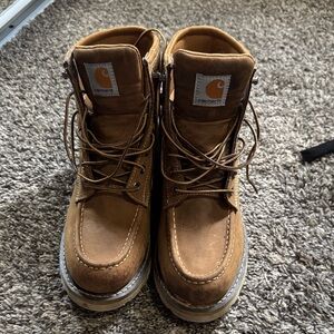 Carhartt Tan Leather Work Boots